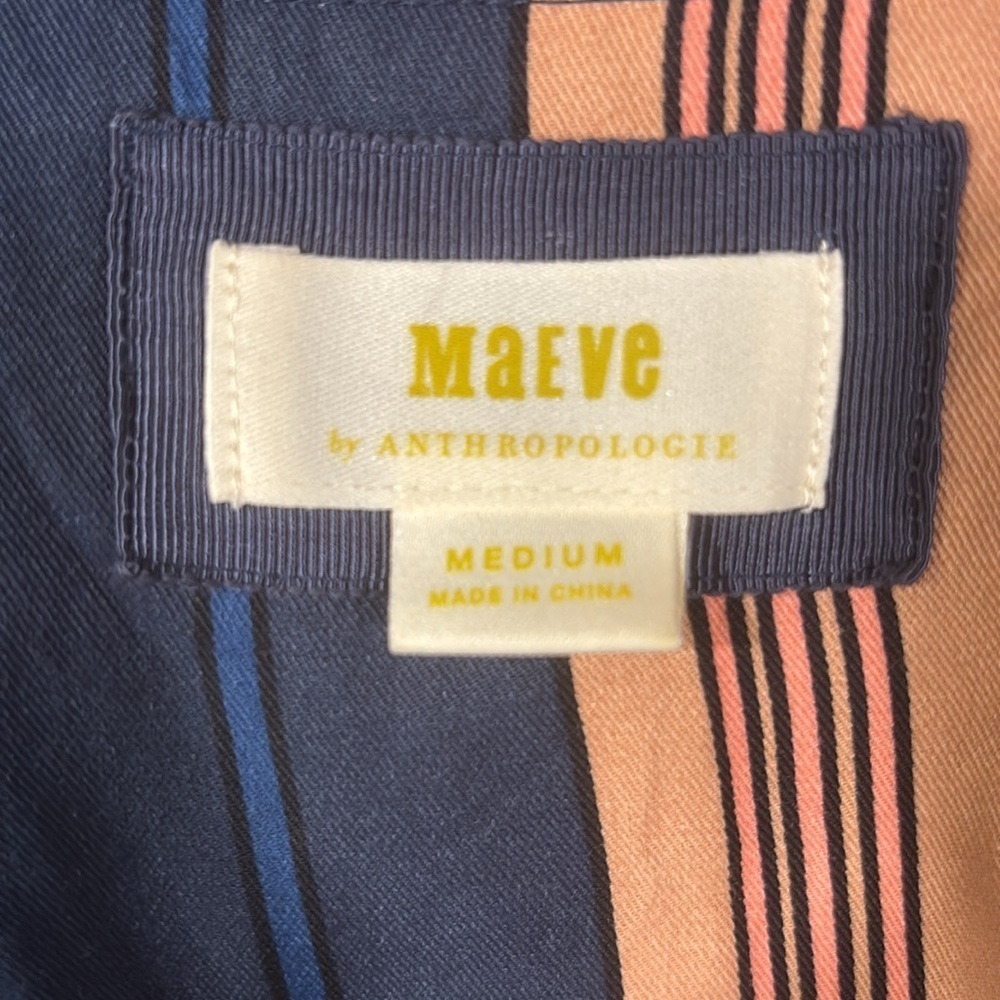 Anthropologie Maeve Atalanta Front-Tie Dress size M - Picture 12 of 14